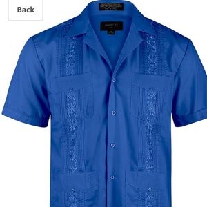 Mens XL Guayabera shirt